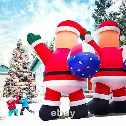 Giant 33Ft Premium Christmas Inflatable Santa Claus for Outdoor Yard Decoration