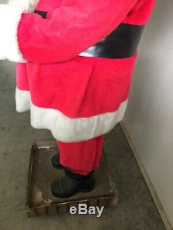 Giant 6 1/2 Foot Tall Santa Claus Made By Harold Gale Displays