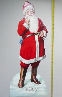 Great Size German Santa Claus Cardboard 1900 61 CM