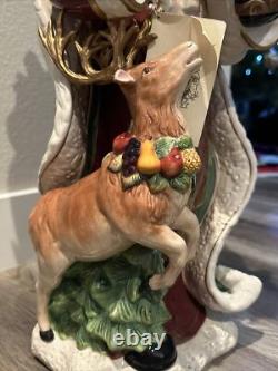 HTF Kaldun & Bogle Santa Claus Figurine Vase Centerpiece Ceramic