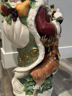 HTF Kaldun & Bogle Santa Claus Figurine Vase Centerpiece Ceramic