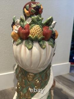 HTF Kaldun & Bogle Santa Claus Figurine Vase Centerpiece Ceramic