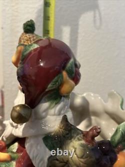 HTF Kaldun & Bogle Santa Claus Figurine Vase Centerpiece Ceramic