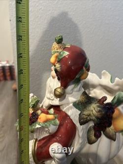 HTF Kaldun & Bogle Santa Claus Figurine Vase Centerpiece Ceramic
