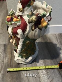 HTF Kaldun & Bogle Santa Claus Figurine Vase Centerpiece Ceramic