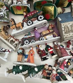 HUGE CHRISTMAS LOT Sam Inc. Mr&Mrs Santa Claus Bobblehead AND GLOBES ALL WORK