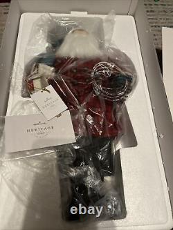 Hallmark Heritage Collection Woodsman Santa 18.25 Figurine 2017 Limited Edition