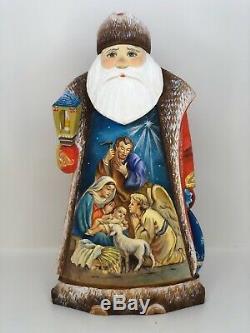 Hand Carved And painted Santa Claus 27cm 10,62NATIVITY
