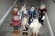 Hand Crafted 18 Christmas Santa Claus Figure Kringles Collection Of 7