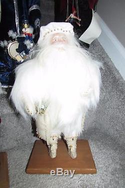 Hand Crafted 18 Christmas Santa Claus Figure Kringles Collection of 7