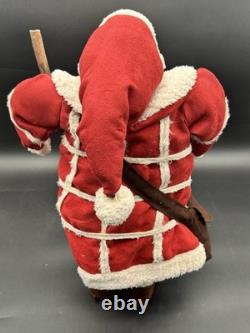 Handcrafted Folk Art Santa Claus Doll Figure Handmade 22 Beautifully Made