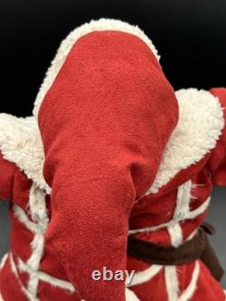 Handcrafted Folk Art Santa Claus Doll Figure Handmade 22 Beautifully Made