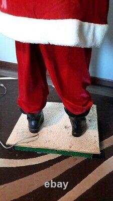 Harold Gale 6ft Animated Mechanical Christmas Store Display Santa Claus Works