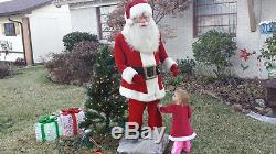 Harold Gale Santa 6 ft animated and ex window Santa Claus of department store