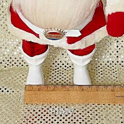 Harold Gale Santa Claus Pepsi Advertising Vintage 14 Christmas Red Velvet Suit