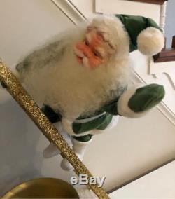 Harold Gale Vintage Santa Claus on Ladder Teem Soda Store Display
