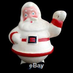 Harry & David Paper Mache Christmas Santa Claus Figure / Vintage Retro 1960's