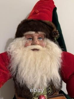 High-Quality Santa Claus Doll Christmas Decor Handmade Collectible