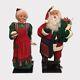 Holiday Creations Mr & Mrs Santa Claus Christmas Animated Motion Lights Figures
