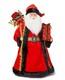 Holiday Lane Royal Holiday Red And Black Caucasian 18 Santa