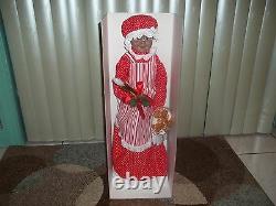 Holiday Living 28 African American Animated Musical Mrs. Claus NIB