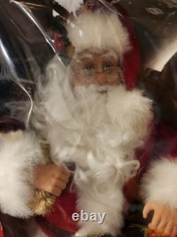 Holiday Living Animated 30 Santa Claus with Lantern Christmas