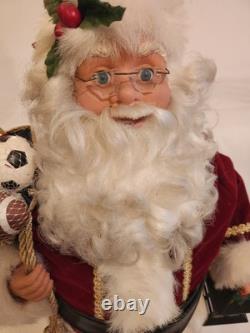 Holiday Living Animated 30 Santa Claus with Lantern Christmas
