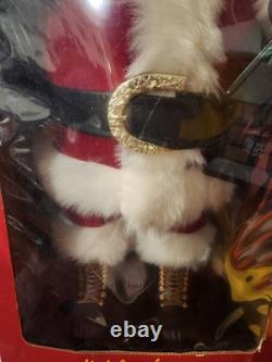 Holiday Living Animated 30 Santa Claus with Lantern Christmas