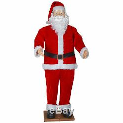 Holiday Living Huge 70 Life Size Santa Claus Singing Animated English/Spanish