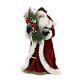 Holiday Merchantile Botanical Santa Claus Figurine, 20.5h