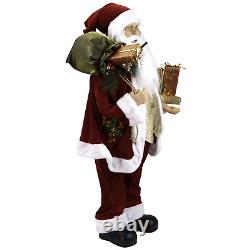 Holly Berry Santa Claus with Presents Christmas Figure 36