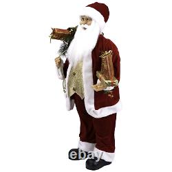 Holly Berry Santa Claus with Presents Christmas Figure 36