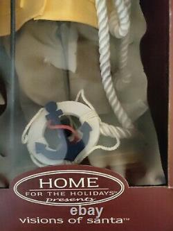 Home Décor Nautical Santa Claus Figure Oklahoma Boat Club 18 Sailing Santa