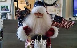 Home For The Holiday USA Santa Claus American 22'' Christmas Decoration Figure