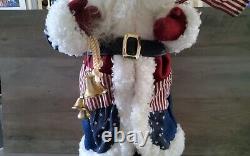 Home For The Holiday USA Santa Claus American 22'' Christmas Decoration Figure