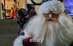 Home For The Holiday USA Santa Claus American 22'' Christmas Decoration Figure