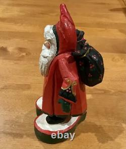 House Of Hatten 1993 Santa Claus Toy Bag Snowman 10 Heavy