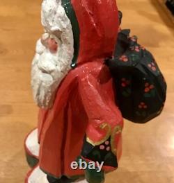 House Of Hatten 1993 Santa Claus Toy Bag Snowman 10 Heavy