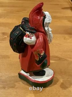 House Of Hatten 1993 Santa Claus Toy Bag Snowman 10 Heavy