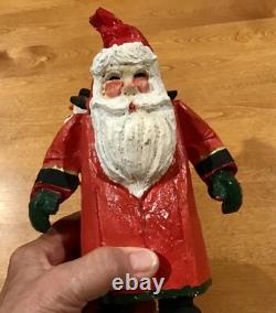 House Of Hatten 1993 Santa Claus Toy Bag Snowman 10 Heavy