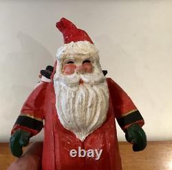 House Of Hatten 1993 Santa Claus Toy Bag Snowman 10 Heavy