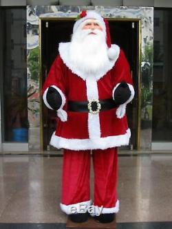 Huge 6 Life-Size Plush Santa Claus Christmas Decoration Statue Figure Holiday