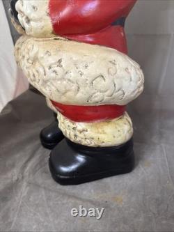 Huge Santa Clause Ceramic Figure Statue 19 Christmas Decoration Vintage