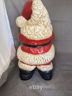 Huge Santa Clause Ceramic Figure Statue 19 Christmas Decoration Vintage