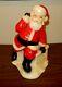 Huge Vintage Chalk Chalkware Santa Claus Dated 1974 Rare Christmas Decoration Y
