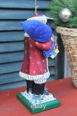 Ino Schaller Santa Claus Paper Mache Signed 1st EDITION 1/600 Germany 7 #1