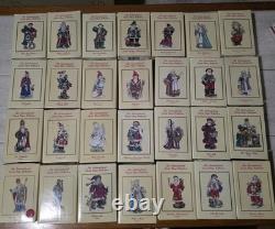 International Santa Claus Collection Complete Lot Of 24 In Original Boxes
