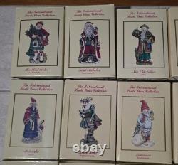 International Santa Claus Collection Complete Lot Of 24 In Original Boxes