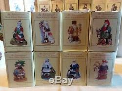 International Santa Claus Collection Huge Lot/38 Christmas Original Boxes