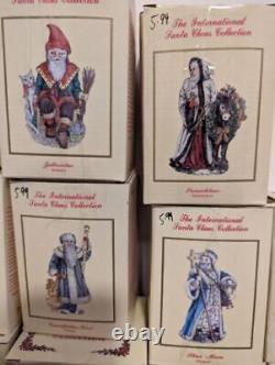 International Santa Claus Collection Lot of 15 Figures in Original Boxes